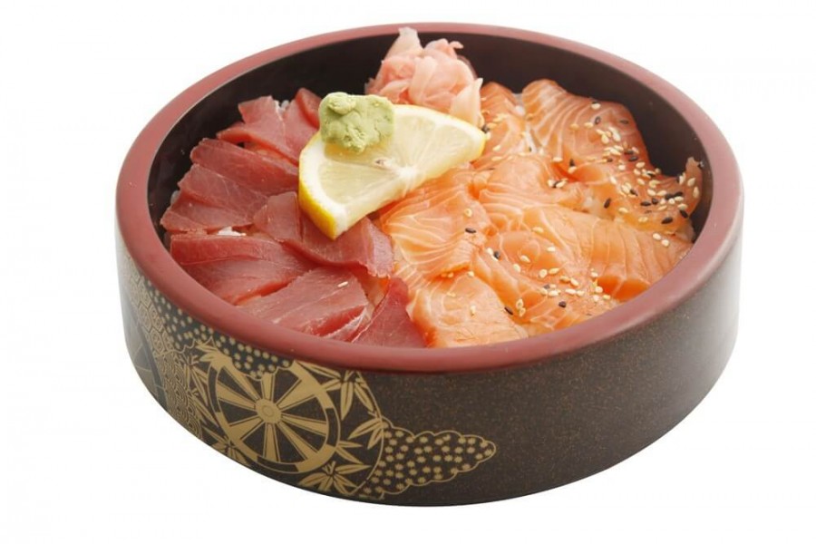 Menu chirashi Mixte (thon et saumon)