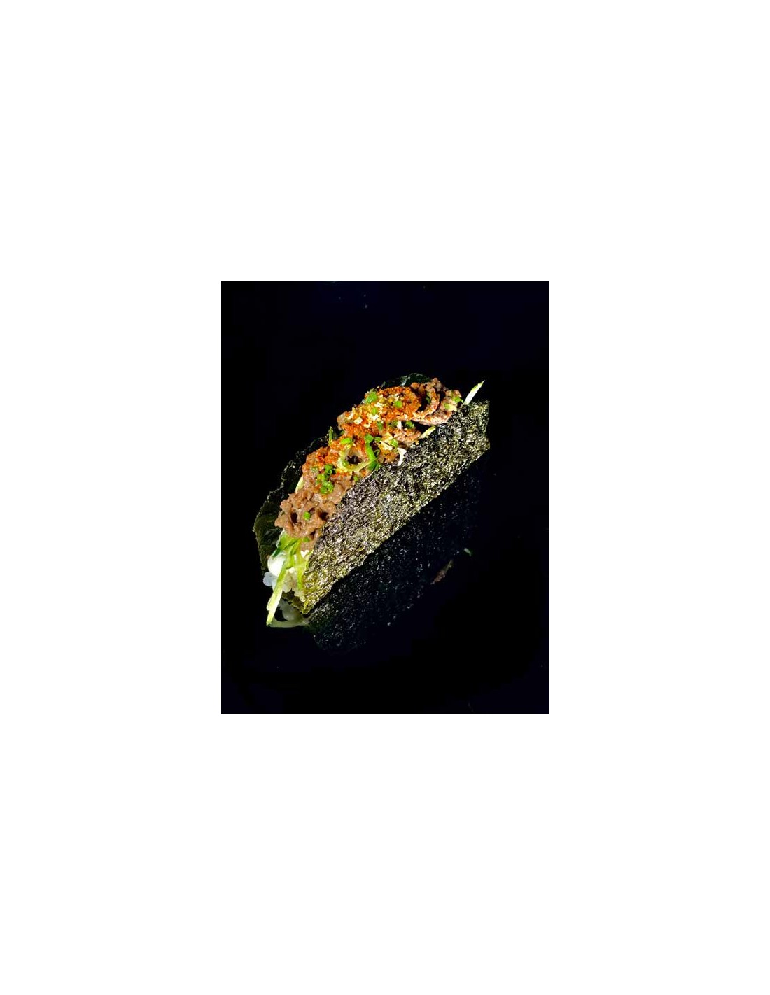 Sushi tacos bœuf