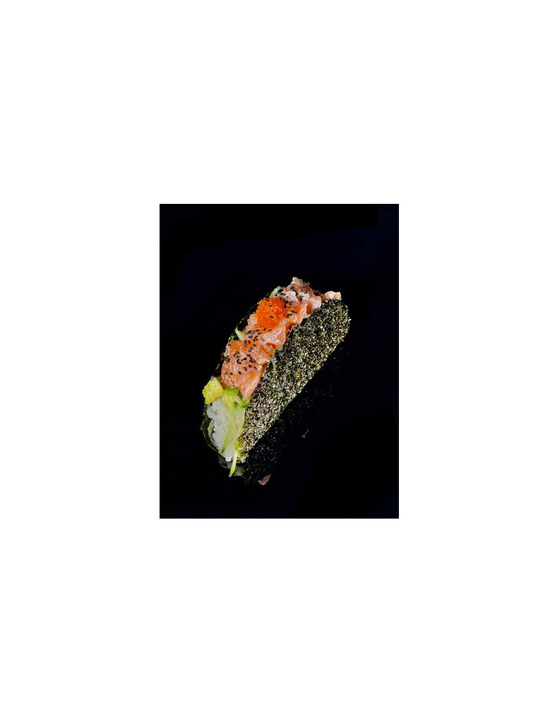 Sushi tacos saumon
