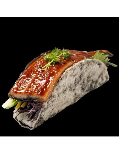 Sushi tacos anguilles