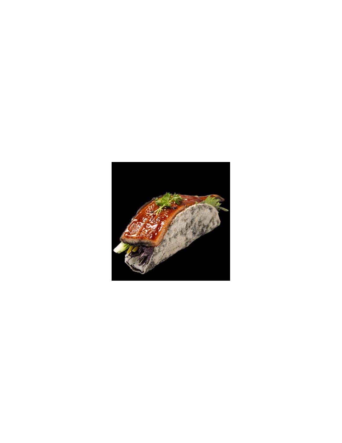 Sushi tacos anguilles
