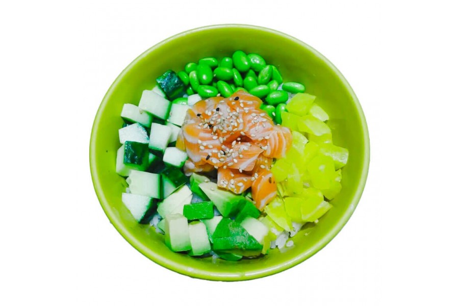 Poke saumon