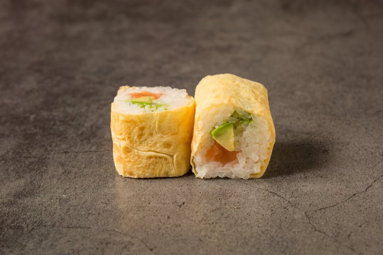 Egg roll Saumon avocat