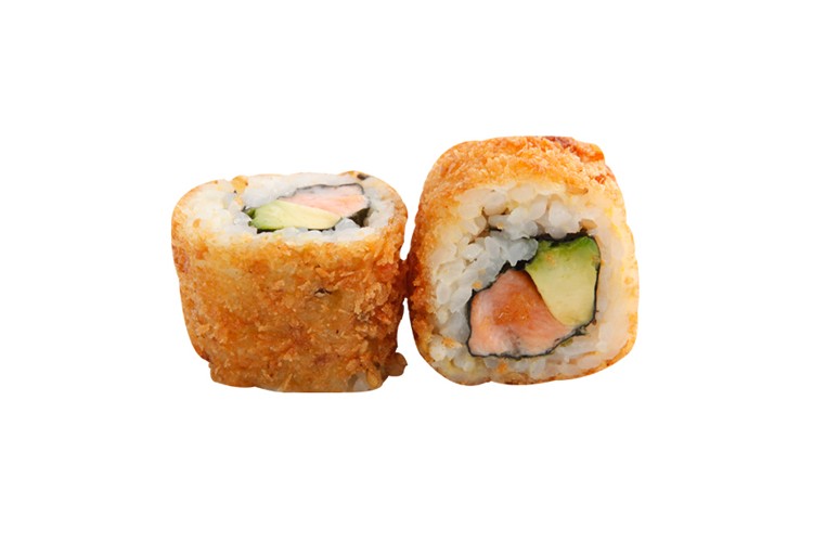 California frit saumon avocat cheese