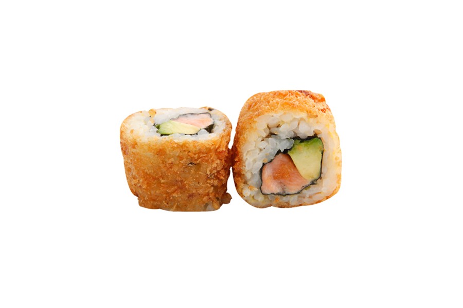 California frit saumon avocat cheese