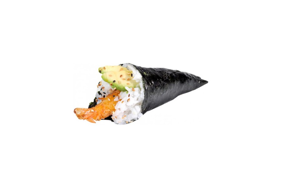 Temaki tempura crevette avocat