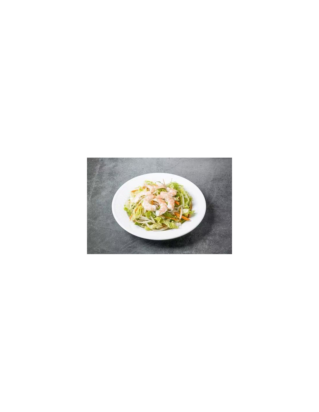 Salade soja aux crevettes